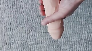 Unexperienced twink with a 22 cm cock wanks