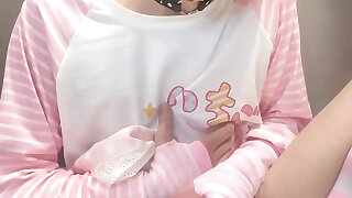 Cute Femboy in Pink (jerk off)