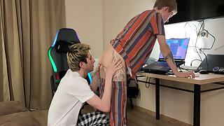 part 1 my acquaintance with a big dick fucks me, blowage blowjob and tight ass fucking