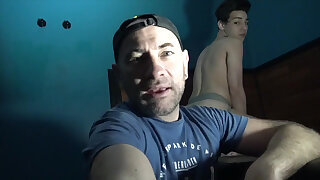 The twink Brandon penetrated bareback by Juan in jockstrap