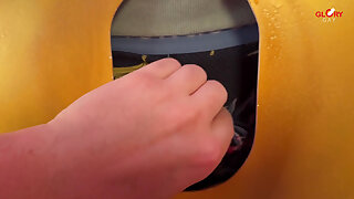 This Youthful Thick Trouser snake Just Spewed out with a Naughty Triple Full-body Orgasm at the Gloryhole